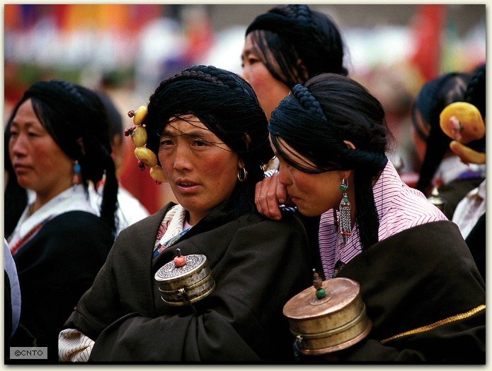 Huanglong Minority People, China